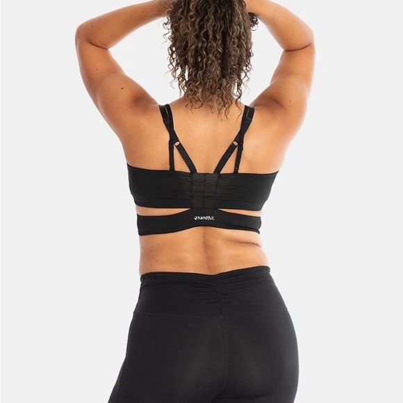HANDFUL BOUND AND DETERMINED BRA IN BOOYA BLACK XL Black Adjustable Straps - Picture 1 of 15